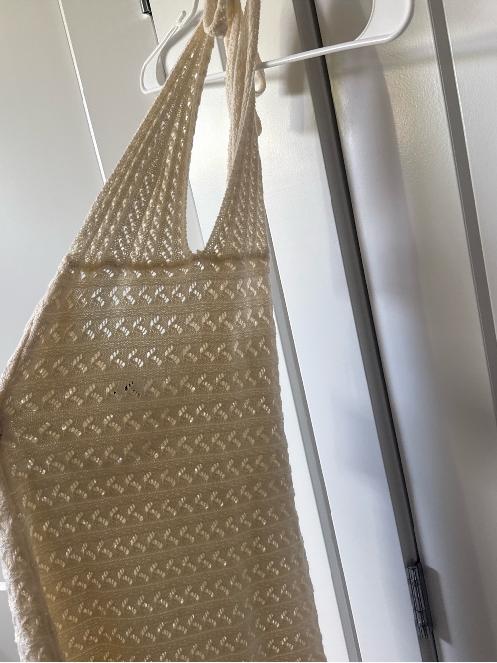 Princess polly Crochet Halter Maxi Dress in Off-White - Picture 2 of 3